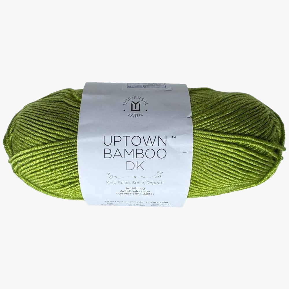 Estambre Uptown Bamboo DK, marca Universal Yarns, MADEJA de 100g con 260m ⭐
