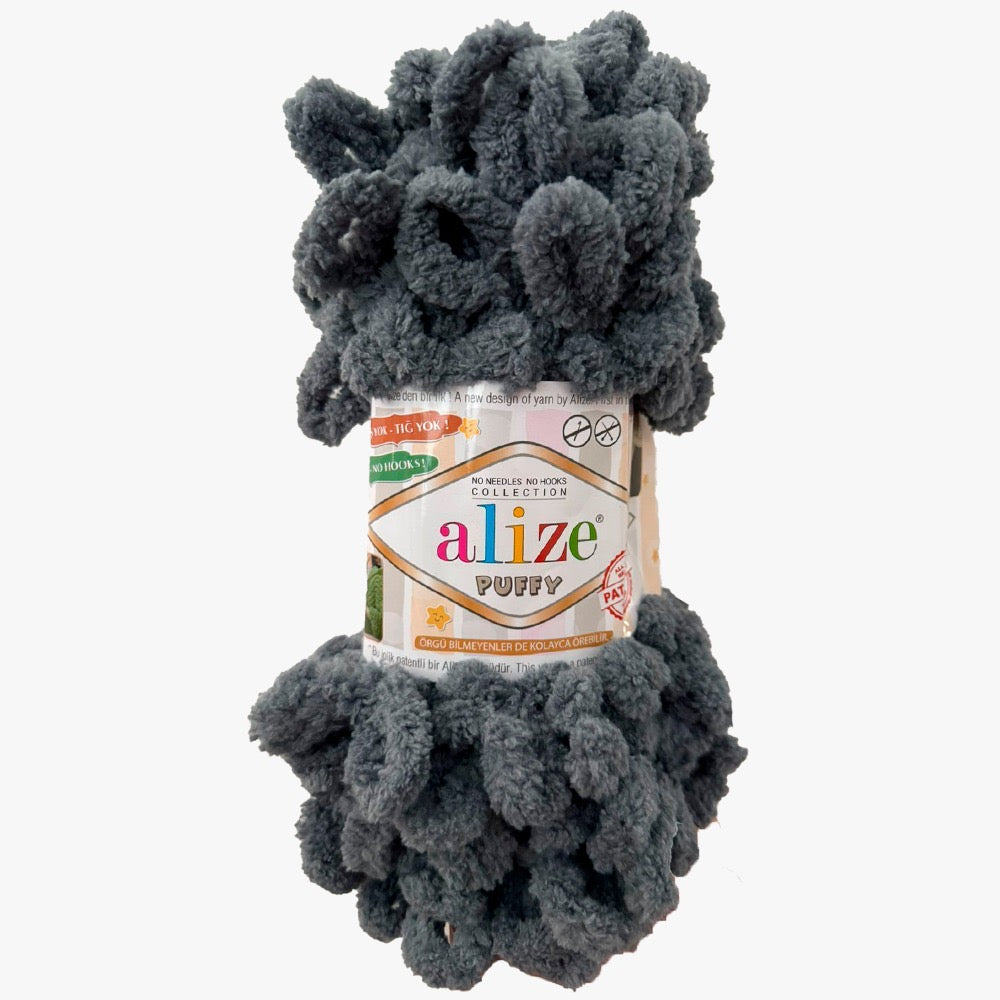 Puffy, marca Alize, MADEJA 100 grs o 9 mts ⭐