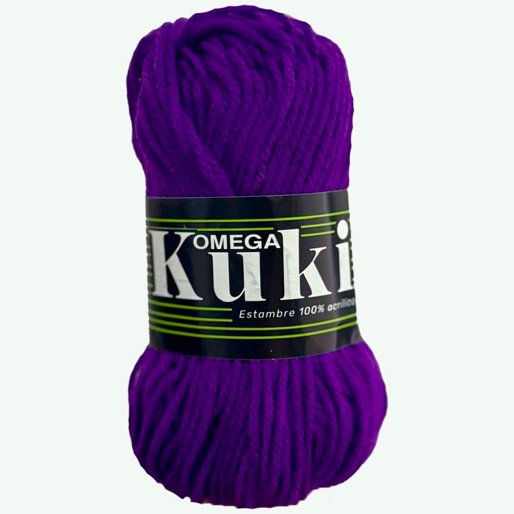 Estambre Omega Kuki, marca Omega, BOLSA de 5 madejas de 45 grs o 76 mts.