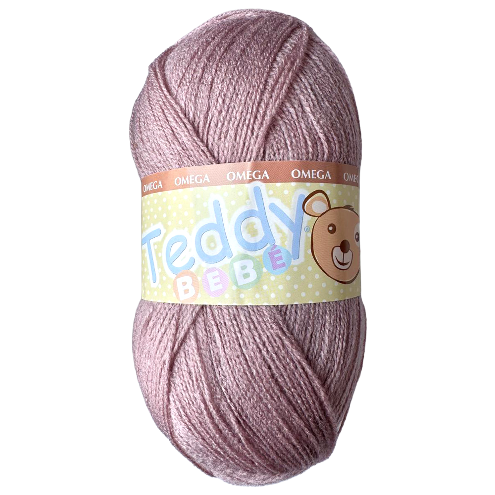 Estambre Teddy, marca Tamm, BOLSA con 5 madejas de 100g con 600m