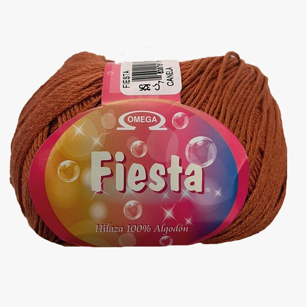 Hilaza Fiesta, marca Omega, BOLSA con 5 madejas de 100g con 170m