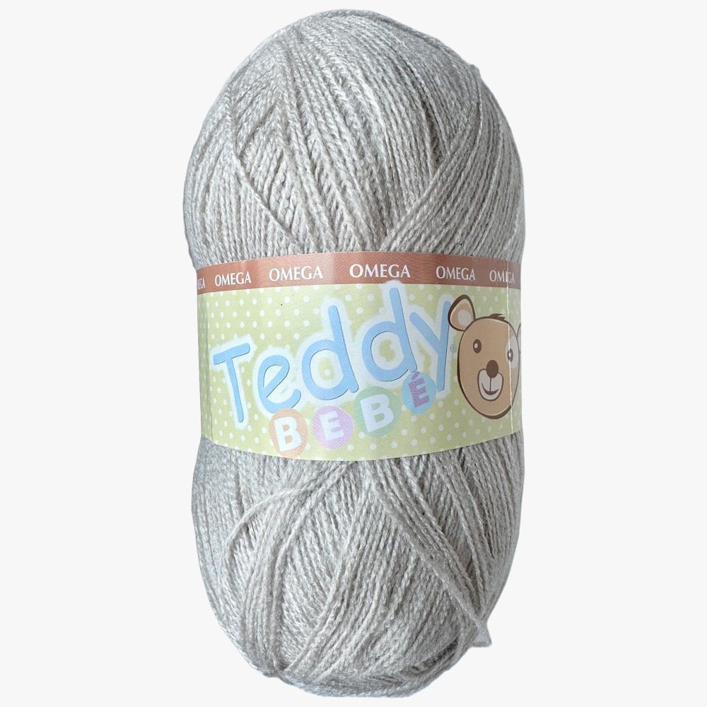 Estambre Teddy, marca Tamm, BOLSA con 5 madejas de 100g con 600m