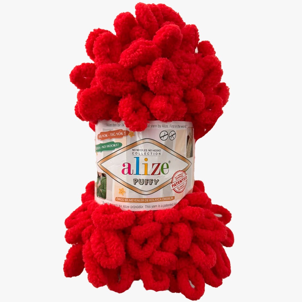 Puffy, marca Alize, MADEJA 100 grs o 9 mts ⭐