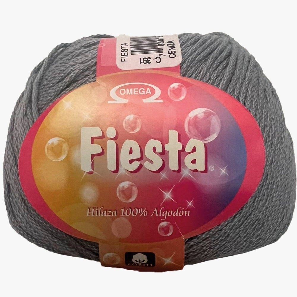 Hilaza Fiesta, marca Omega, BOLSA con 5 madejas de 100g con 170m