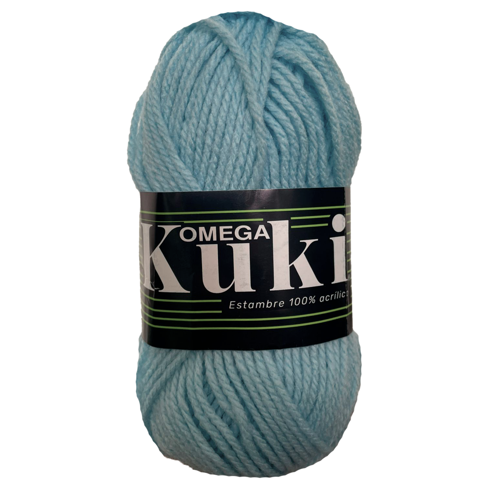 Estambre Omega Kuki, marca Omega, BOLSA de 5 madejas de 45 grs o 76 mts.