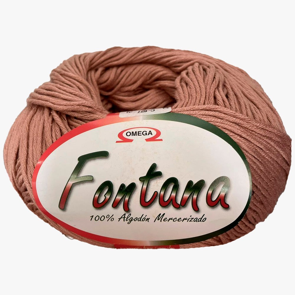 Hilaza Fontana, marca Omega, BOLSA con 5 madejas de 100g con 170m