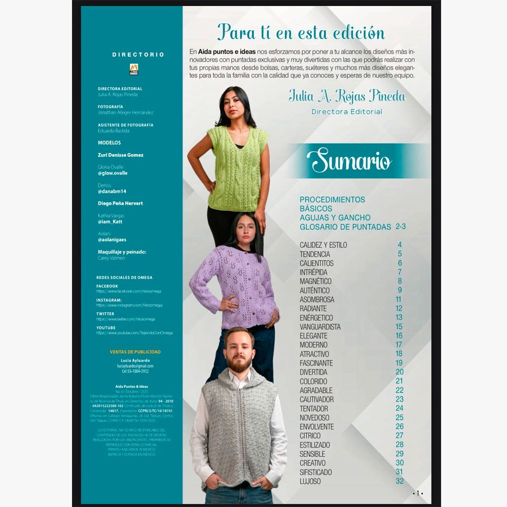 Aida Puntos e Ideas 61 -  Tendencias en Tejidos - Formato digital