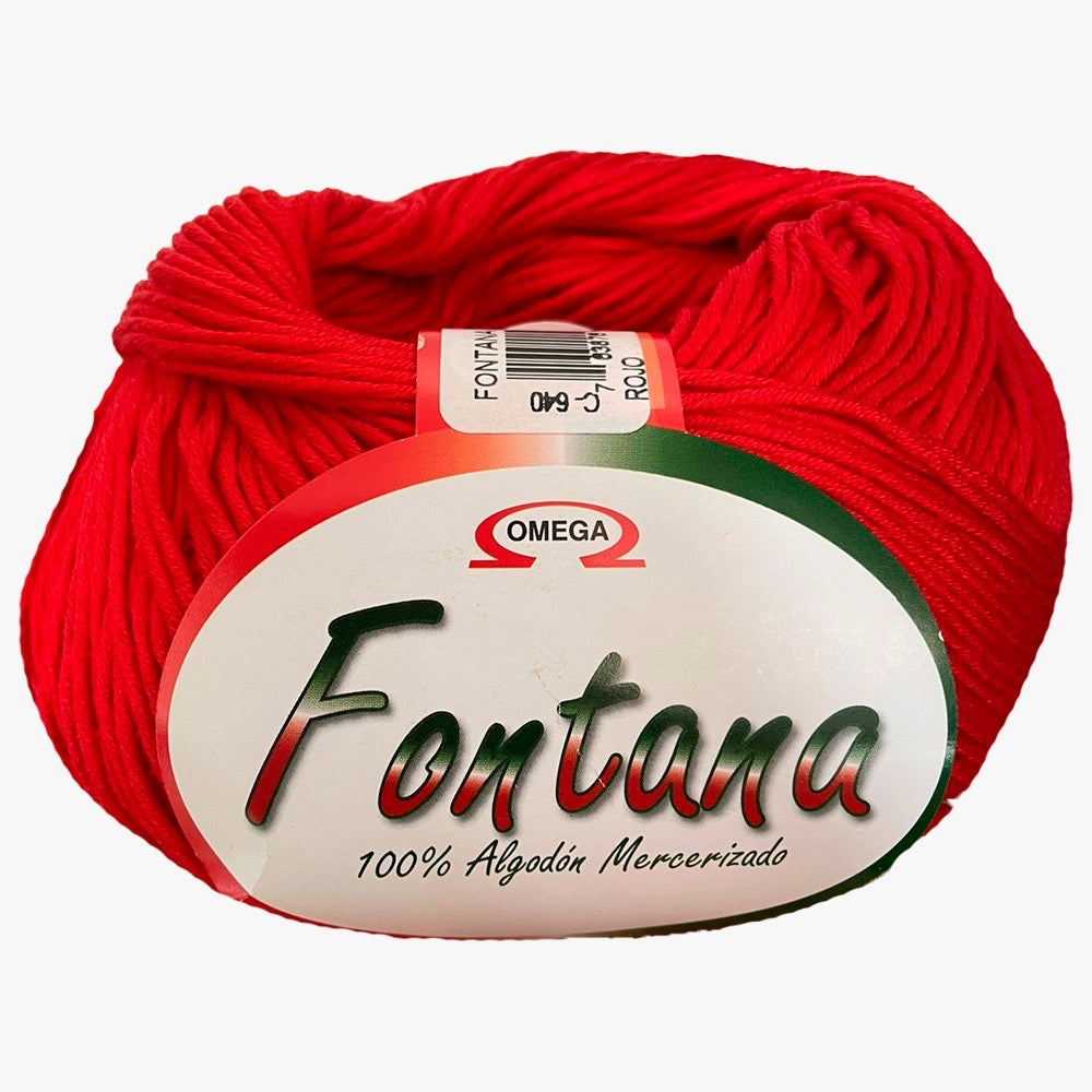 Hilaza Fontana, marca Omega, BOLSA con 5 madejas de 100g con 170m