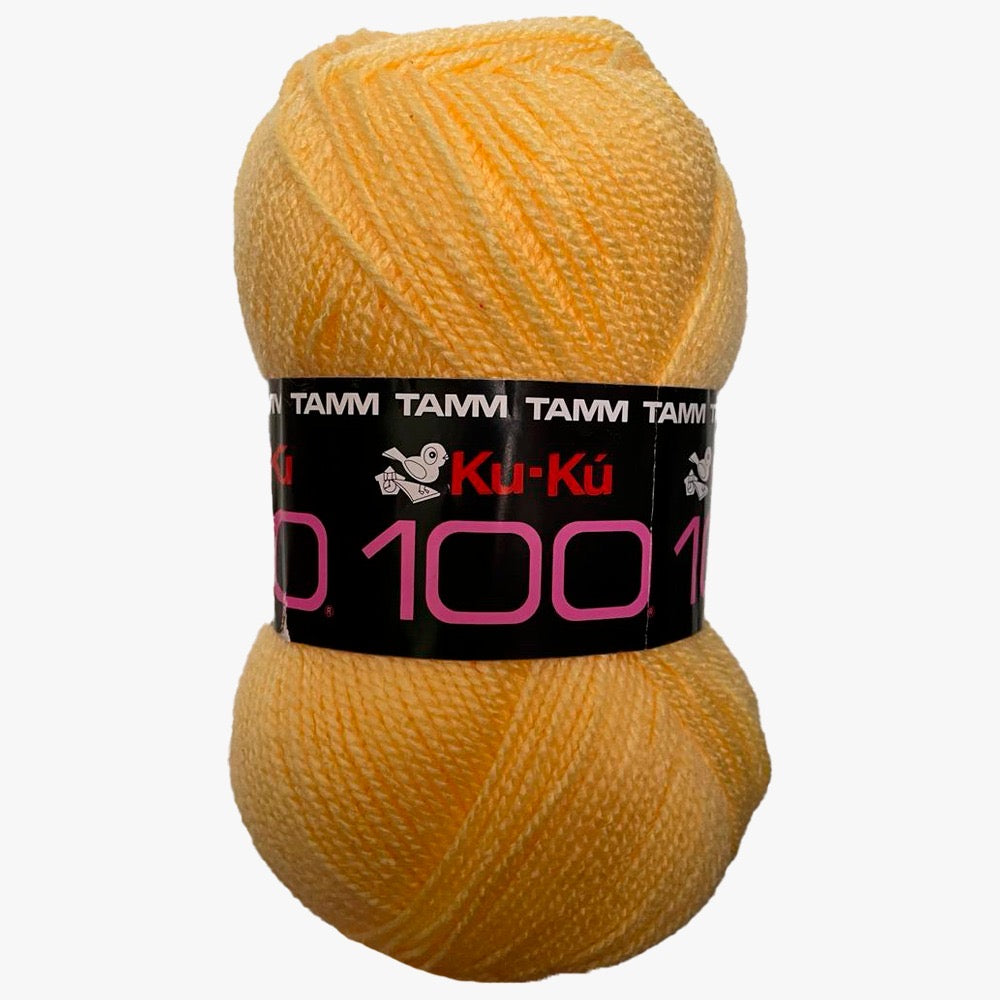 Estambre Kuku 100,marca Tamm, BOLSA con 5 madejas de 100g con 340m