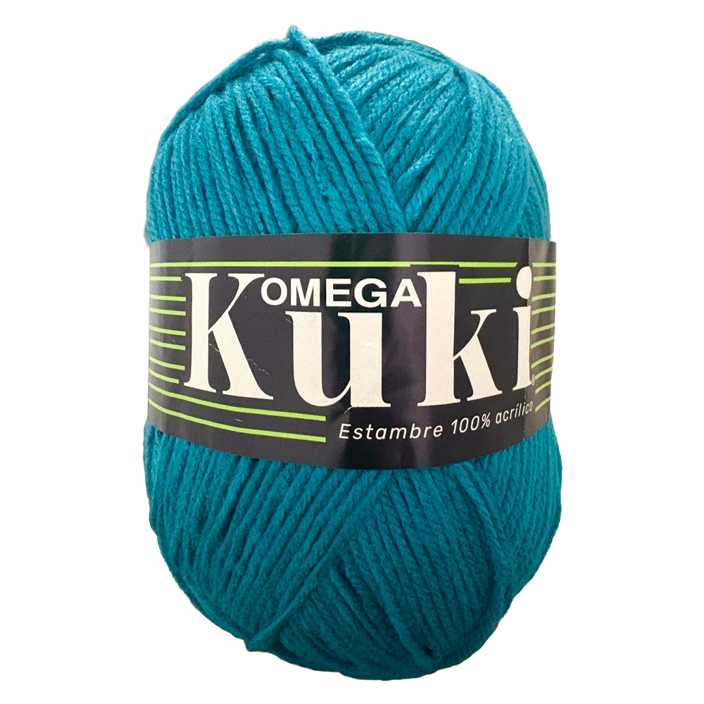 Estambre Omega Kuki, marca Omega, BOLSA de 5 madejas de 45 grs o 76 mts.