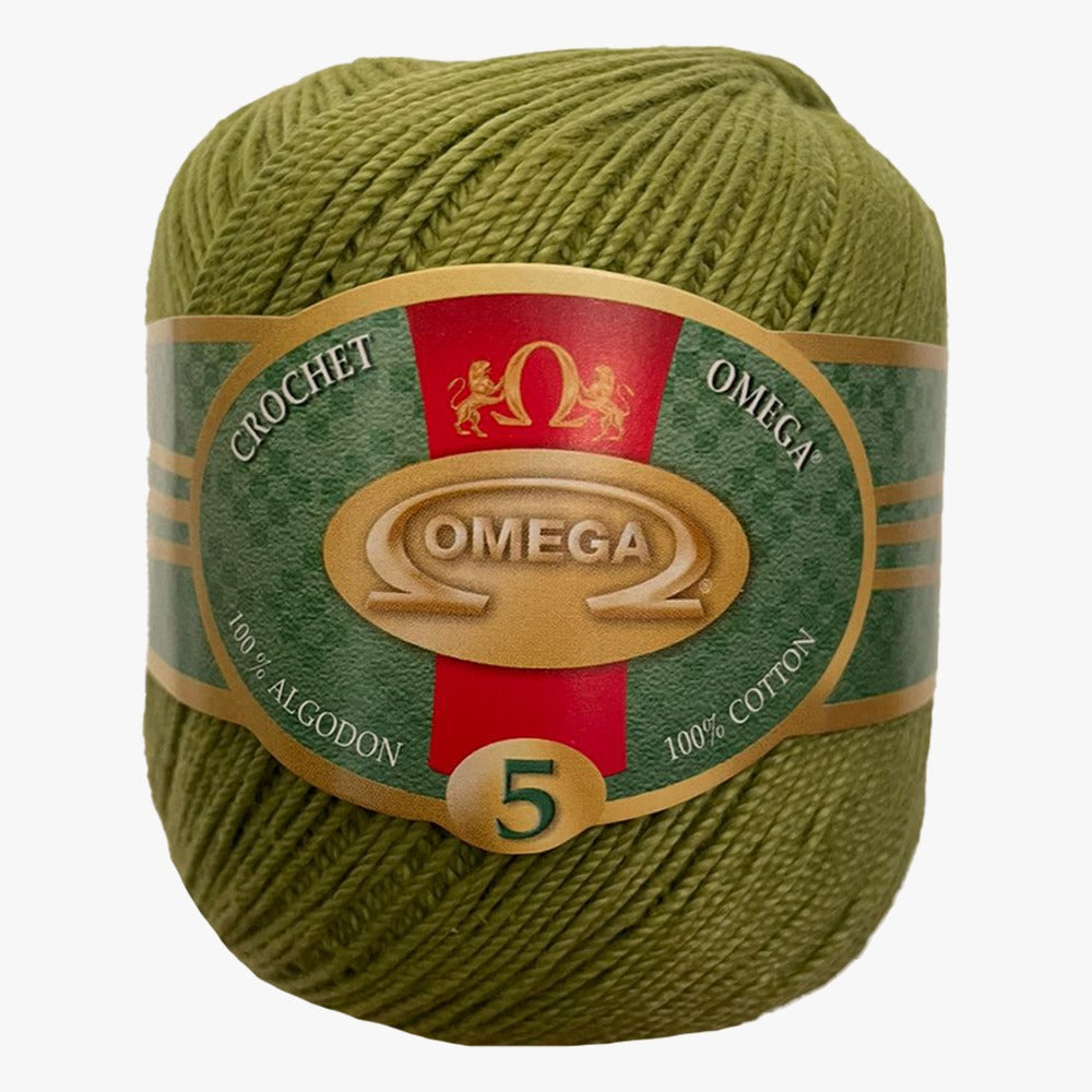 Crochet 5, marca Omega, MADEJA de 50g ⭐
