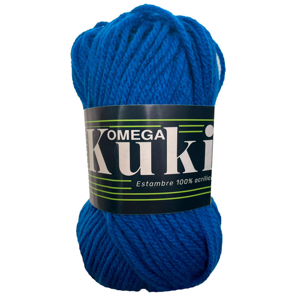 Estambre Omega Kuki, marca Omega, BOLSA de 5 madejas de 45 grs o 76 mts.
