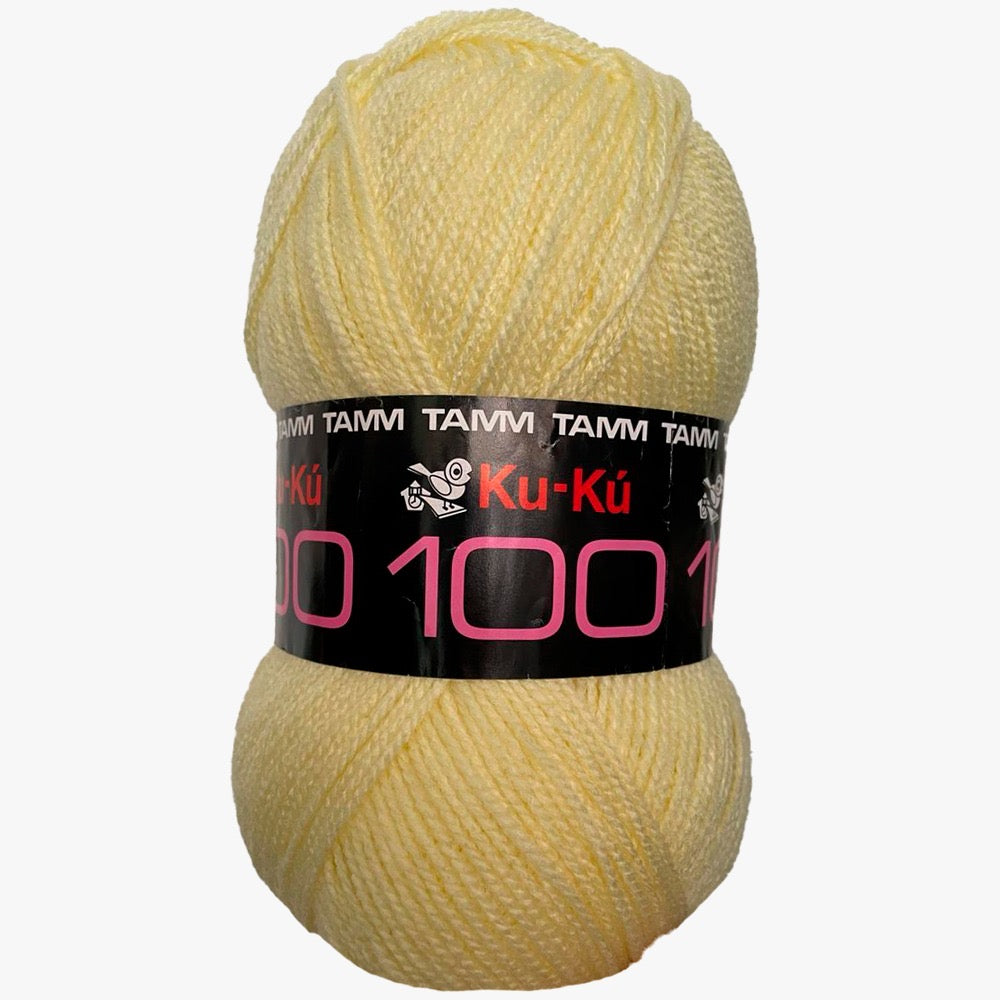 PAQUETE Kuku 100,marca Tamm,  con 5 madejas de 100g con 340m