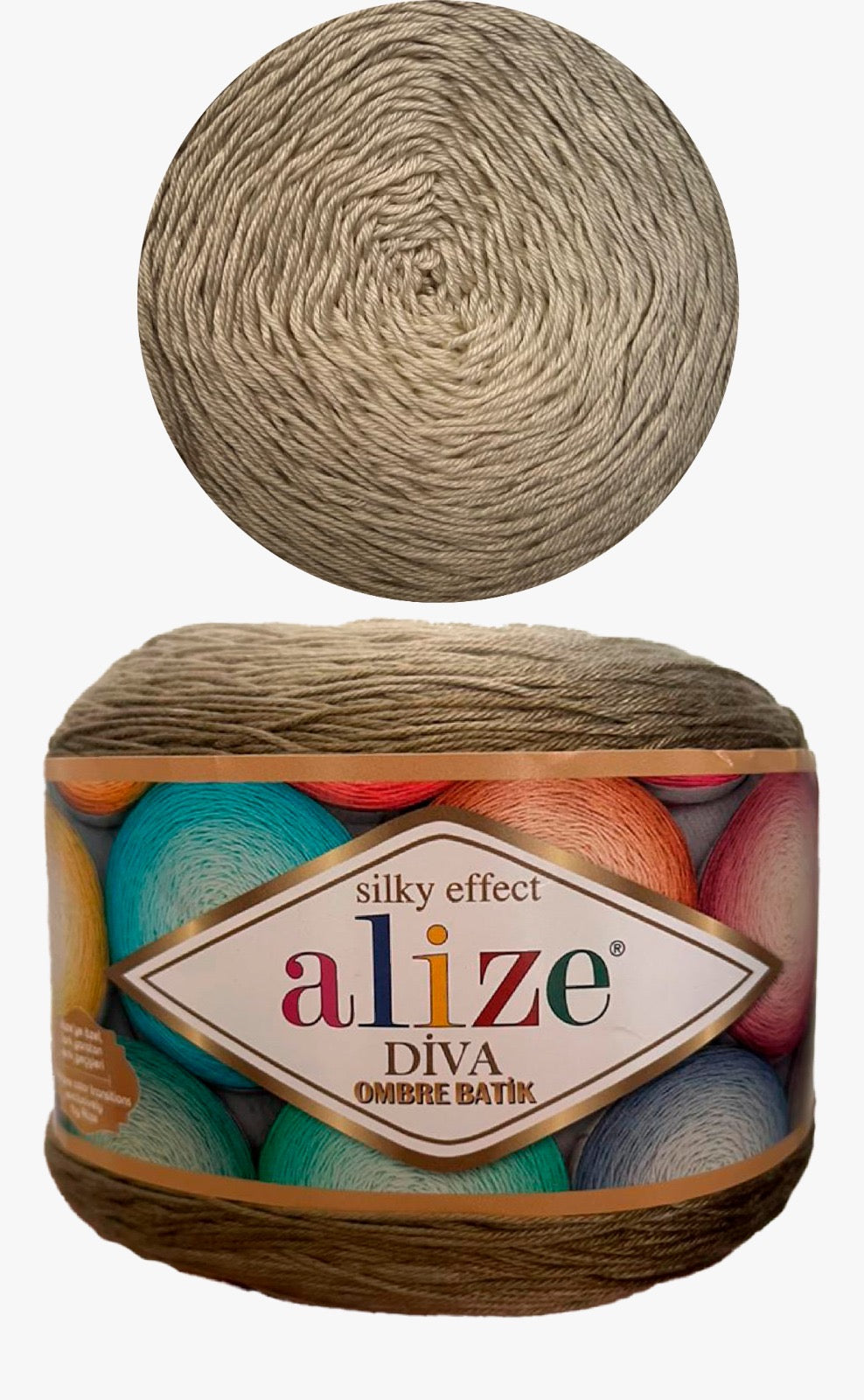 Diva Ombre Batik, marca Alize, MADEJA 250 grs o 875 mts ⭐