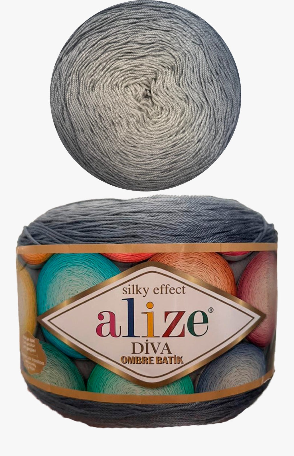 Diva Ombre Batik, marca Alize, MADEJA 250 grs o 875 mts ⭐