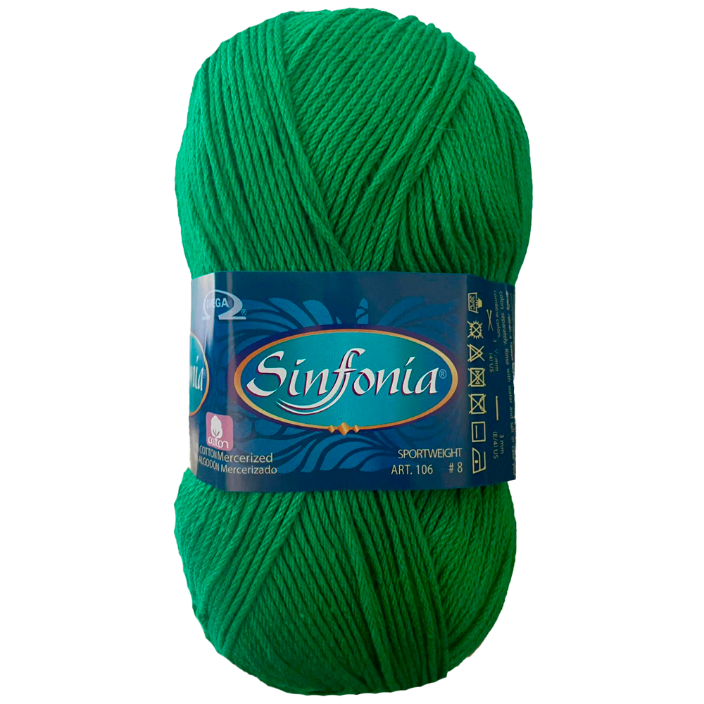 Hilaza Sinfonía, marca Omega, MADEJA de 100g con 212m  ⭐