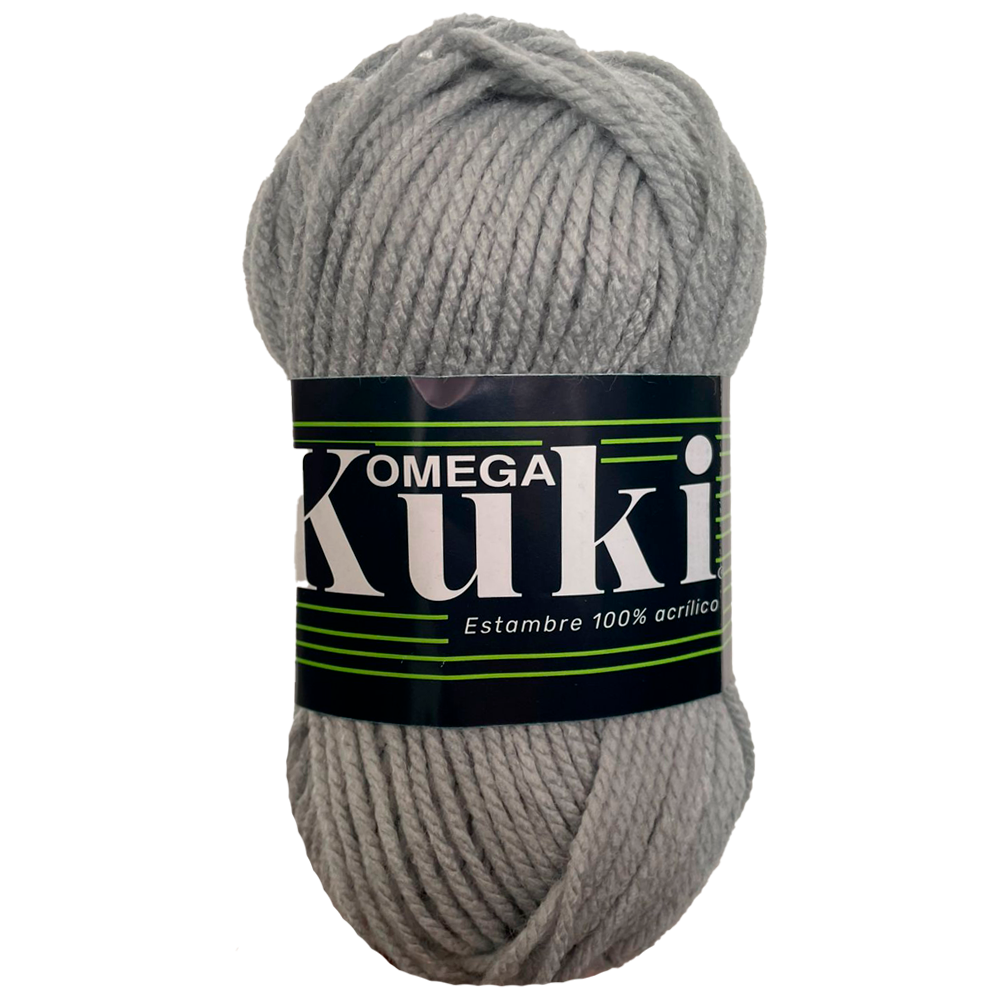Estambre Omega Kuki, marca Omega, BOLSA de 5 madejas de 45 grs o 76 mts.