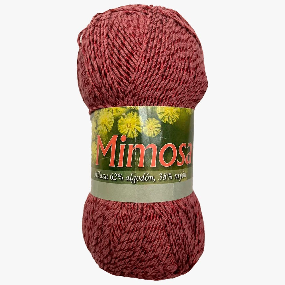 Hilaza Mimosa, marca Omega, BOLSA con 5 madejas de 100g de 220m