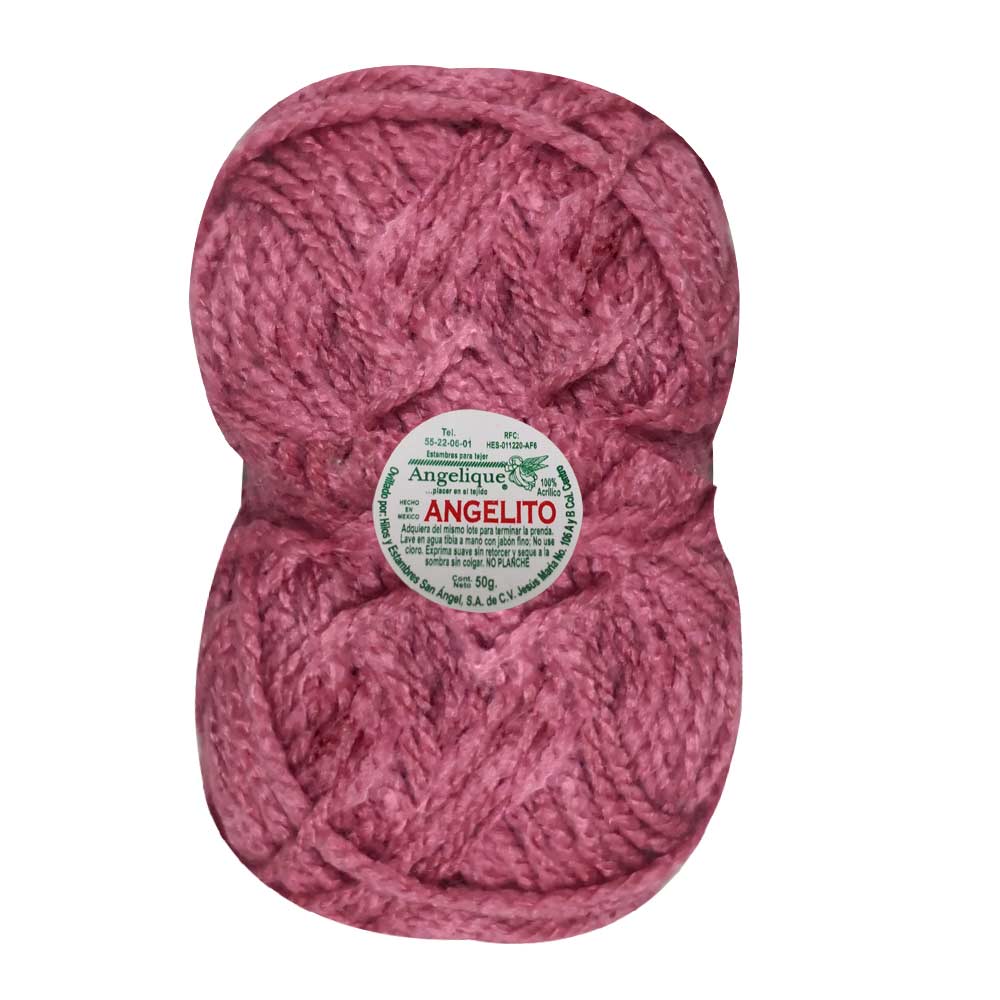 PAQUETE Angelito, marca Angelique, 10 madejas de 50g con 140m
