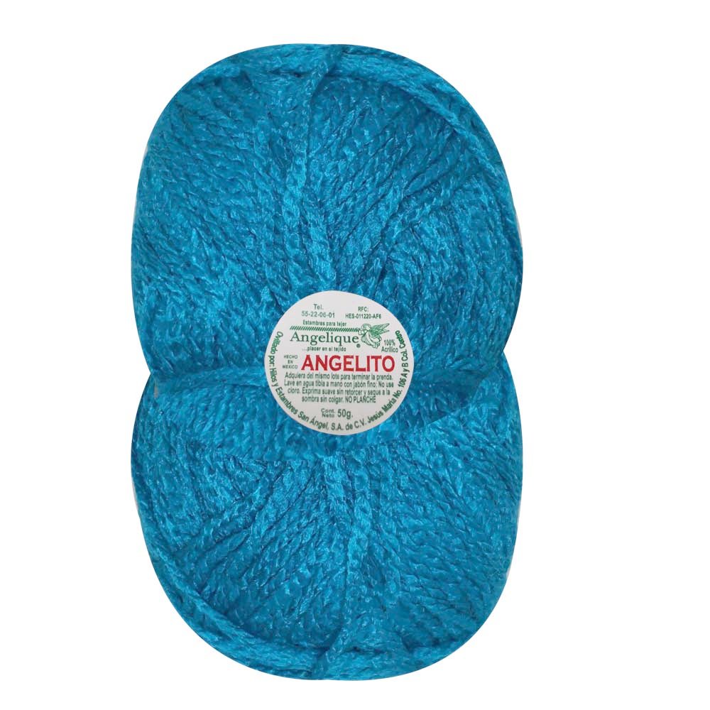 PAQUETE Angelito, marca Angelique, 10 madejas de 50g con 140m