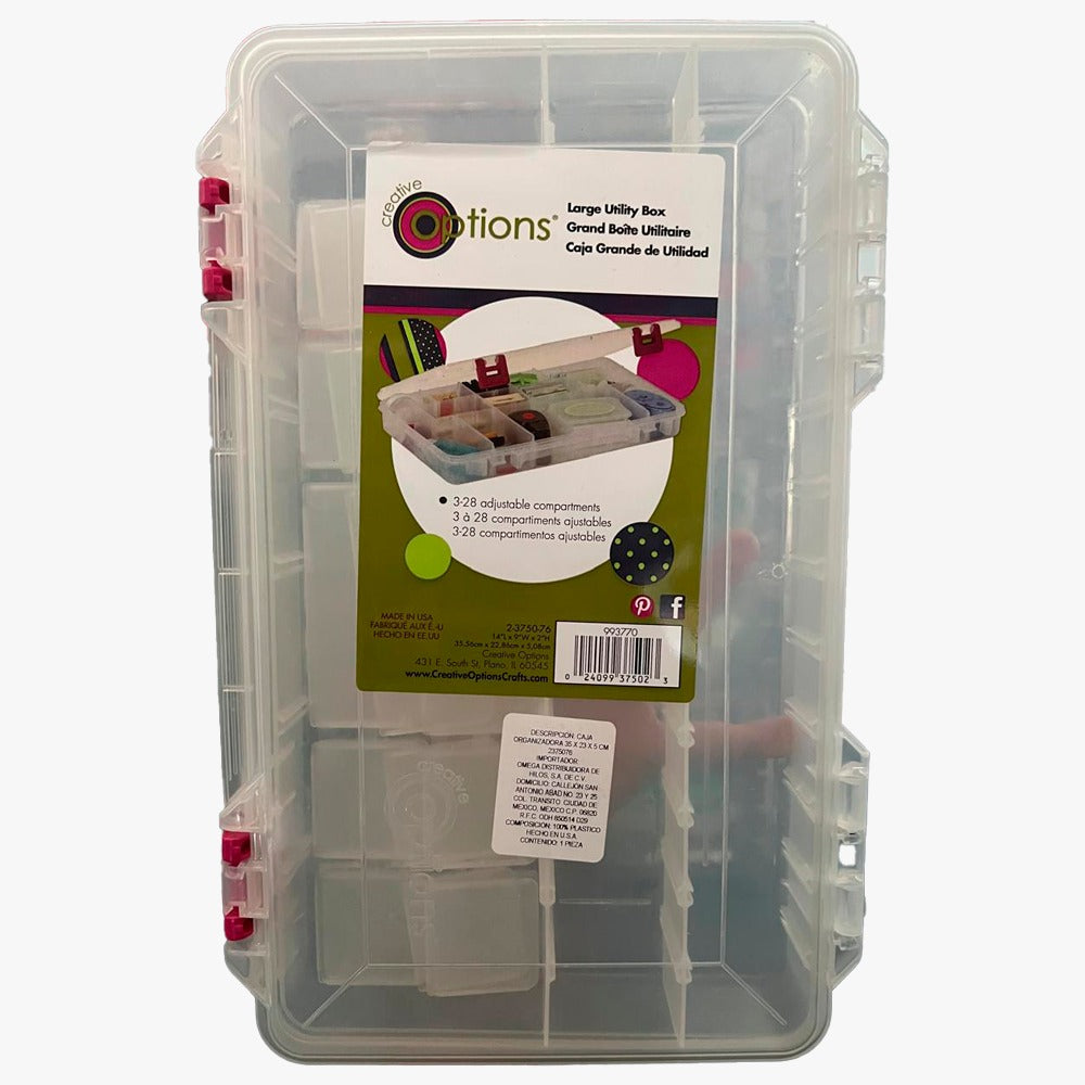 Caja organizadora grande, marca Creative Options
