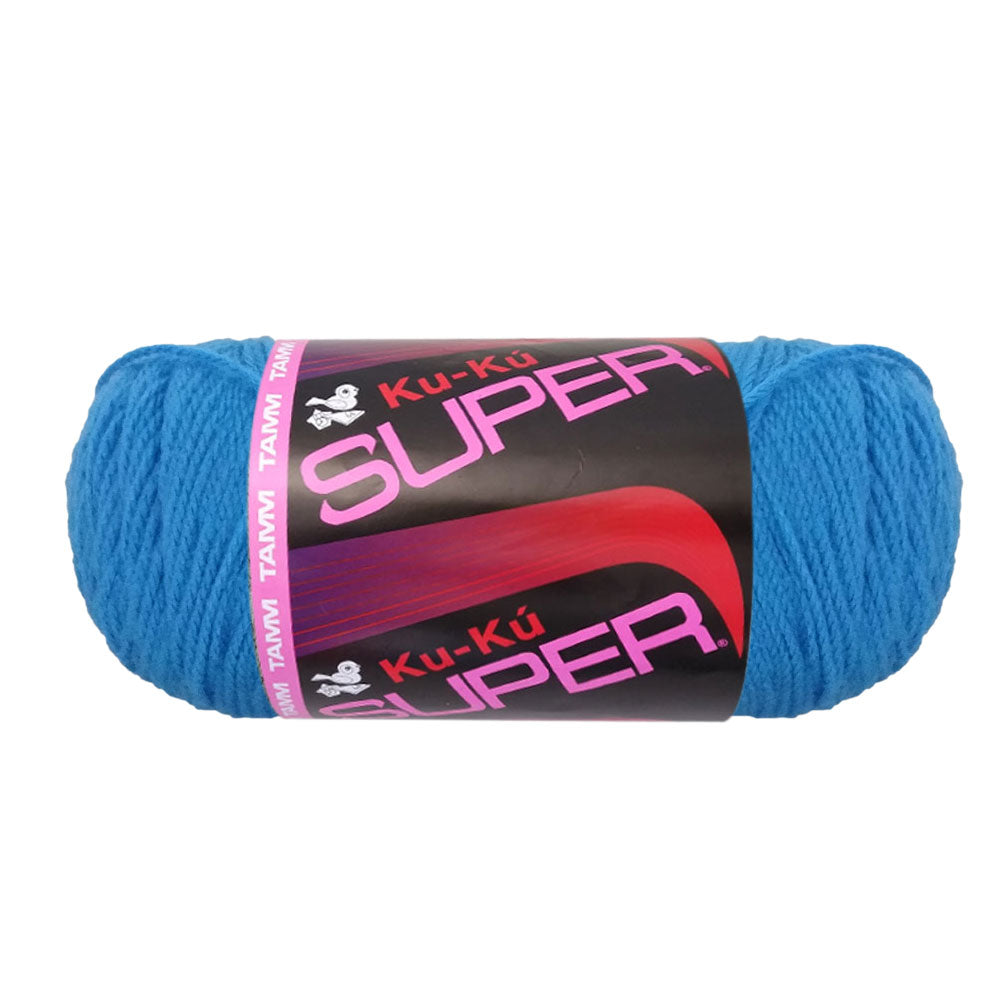 PAQUETE  Kukú Súper color 8065 - Malibú, marca Omega, bolsa con 4 madejas de 200 grs.