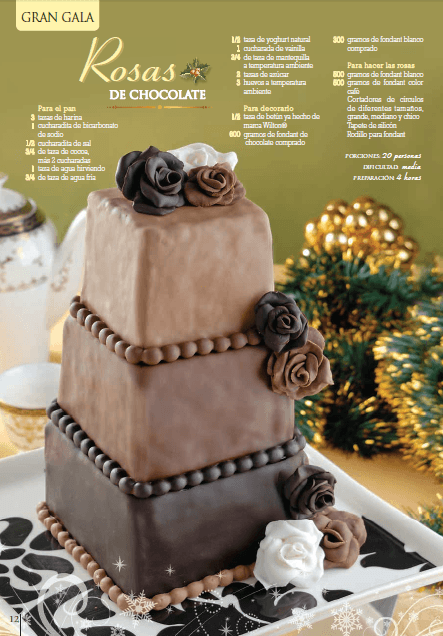 Secretos de la PastelerÌ_a Casera 20 - Pasteles de chocolate para Navidad - Formato Digital - ToukanMango