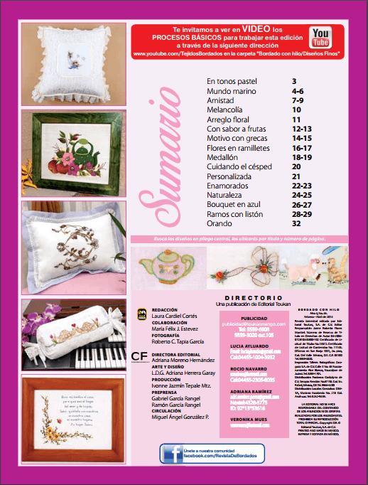 Bordado con Hilo 46 - Dise̱os Finos - Formato Digital - ToukanMango