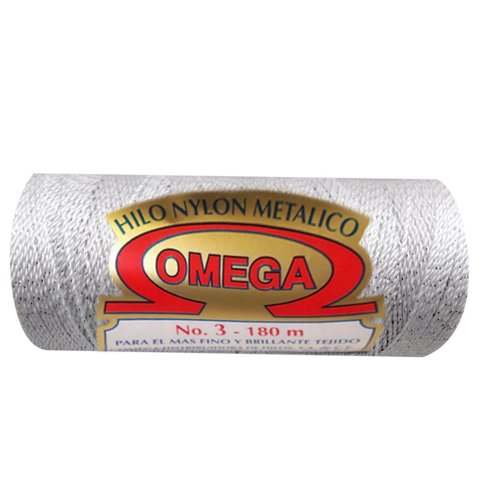 Hilo Nylon #2, marca Omega, PAQUETE con 6 tubos de 60g con 275m - Tejemania