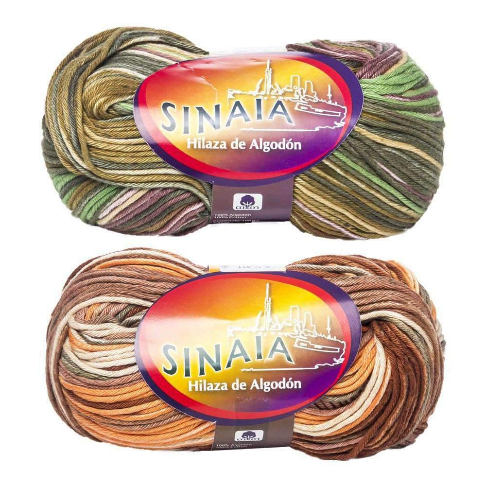 Hilaza Sinaia, marca Omega, bolsa con 5 madejas - Tejemania todo para el tejido y crochet