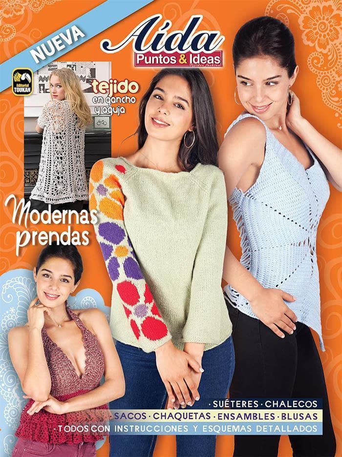 Aida Puntos e Ideas 35 - Modernas Prendas - Formato Digital - ToukanMango