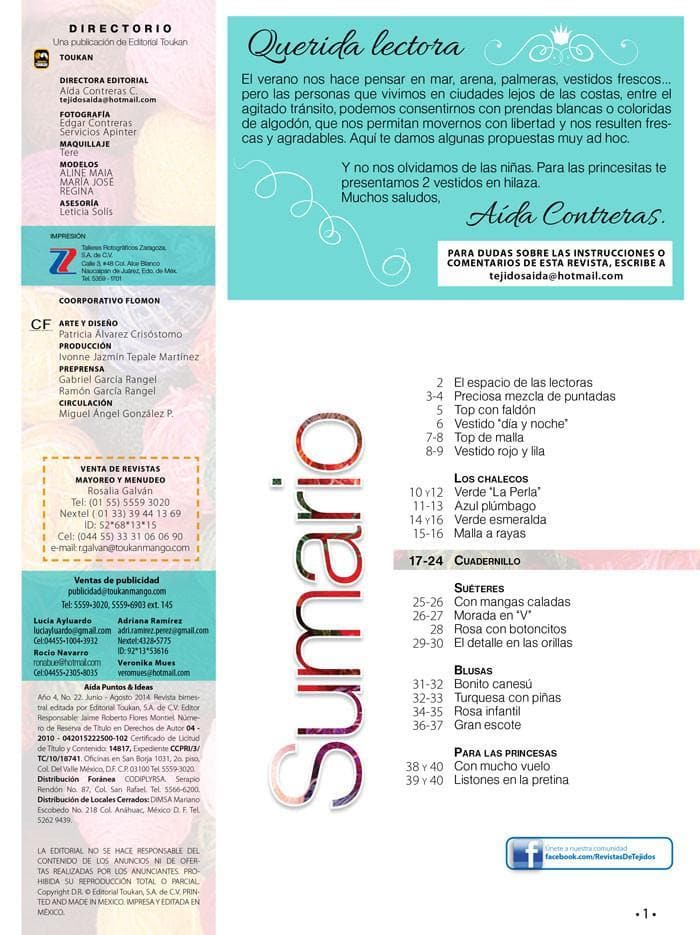 Aida Puntos e Ideas 22 - Propuestas para el Verano - Formato Digital - ToukanMango