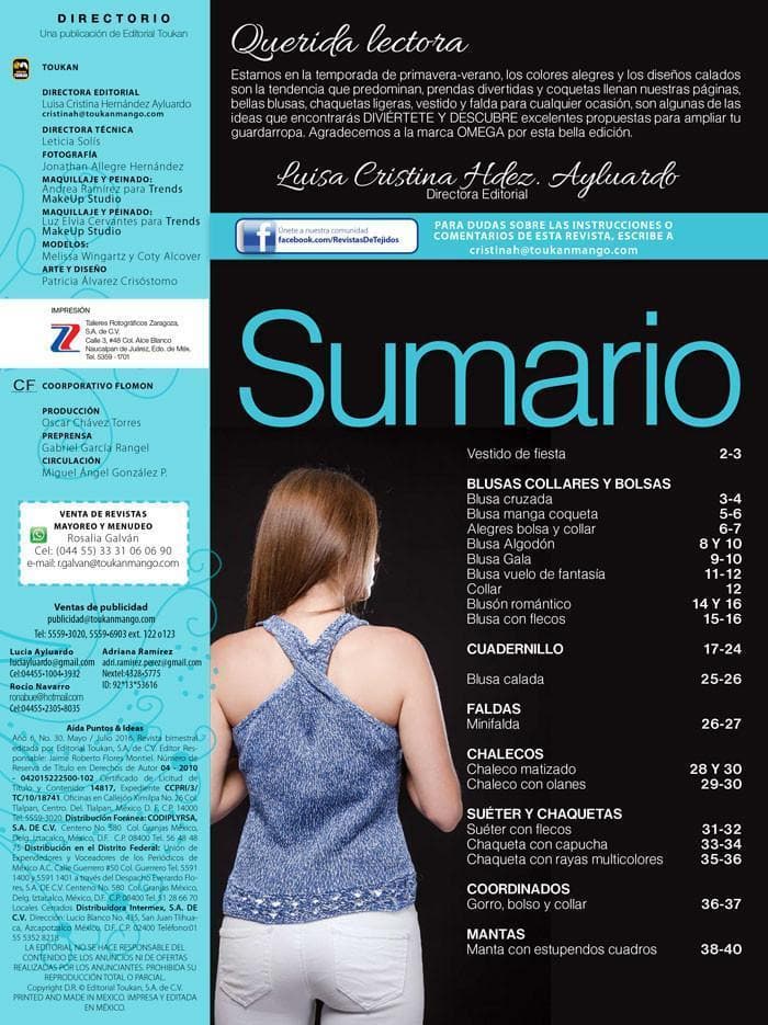 Aida Puntos e Ideas 30 - Tejido Moderno - Formato Digital - ToukanMango