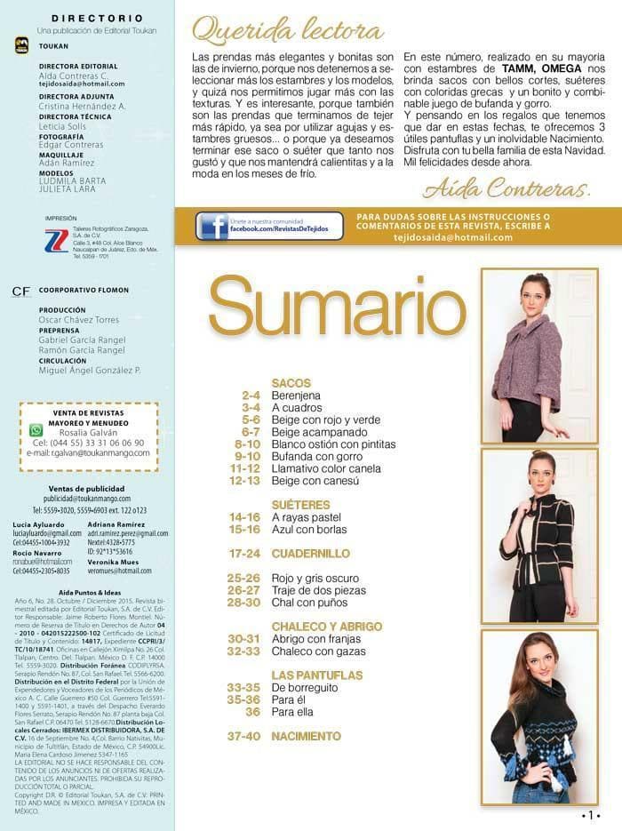 Aida Puntos e Ideas 28 - Estupendas en Invierno - Formato Digital - ToukanMango