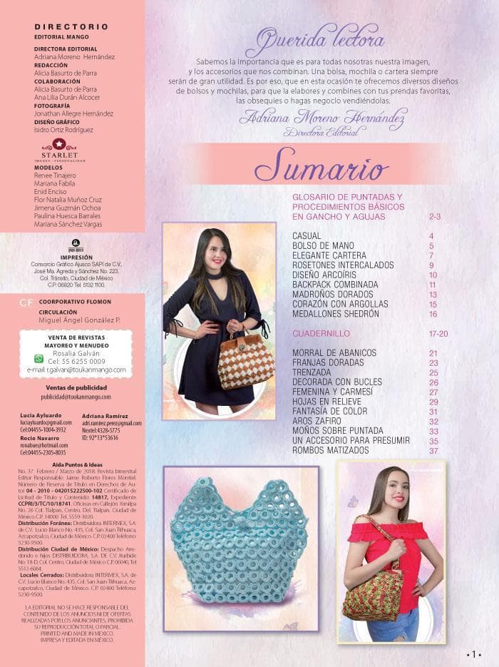 Aida Puntos e Ideas 37 - Bolsas - Formato Digital - ToukanMango