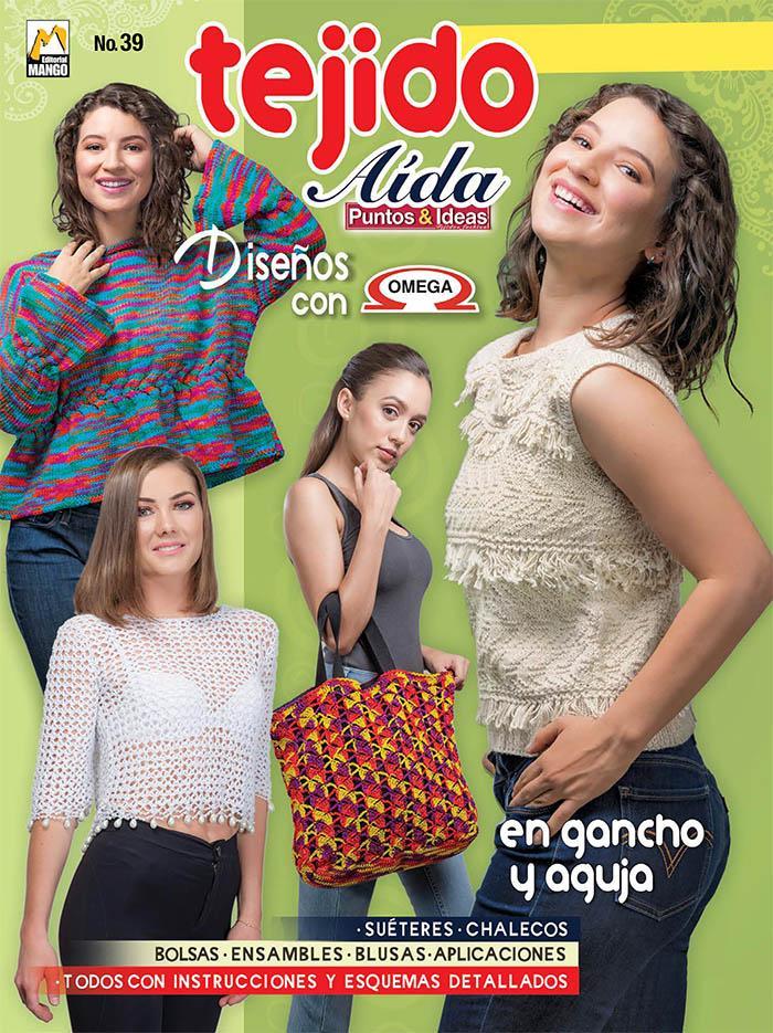 Aida Puntos e Ideas 39 - Tejido Dise̱os con Omega - Formato Digital - ToukanMango