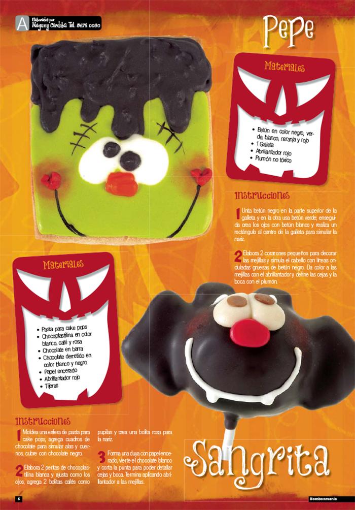 Bombonmania 43 - Ideas de Halloween Cake Pop y Cup Cakes- Formato Digital