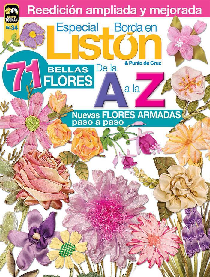 Borda en ListÌ_n Especial 34 - 71 Bellas flores de la A a la Z - Formato Digital - ToukanMango