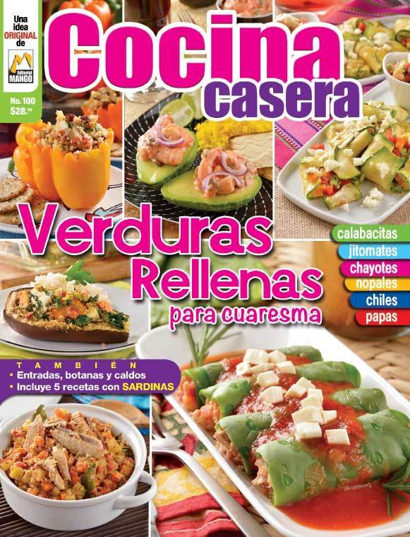 Cocina Casera 100 - Verduras rellenas para cuaresma - Formato Digital - ToukanMango