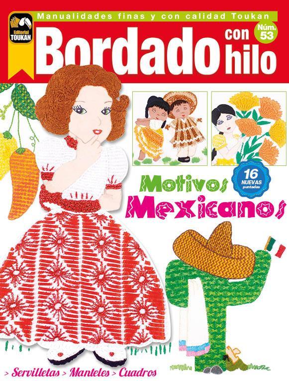 Bordado con Hilo 53 - Motivos mexicanos - Formato Digital - ToukanMango