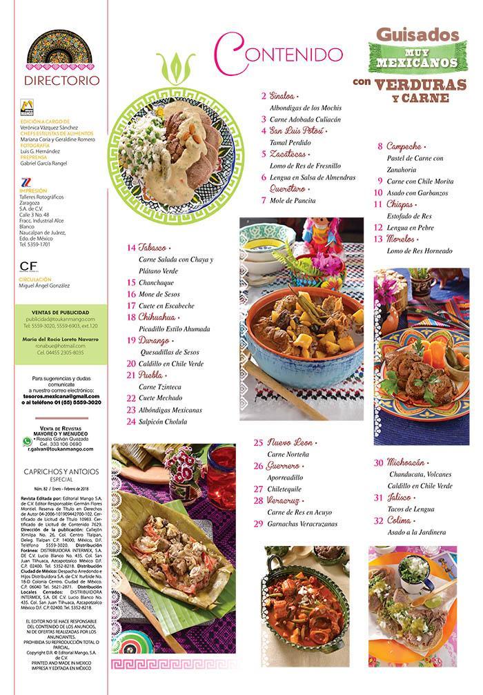 Caprichos y Antojos Especial 82 - Guisados muy mexicanos con verduras - Formato Digital - ToukanMango