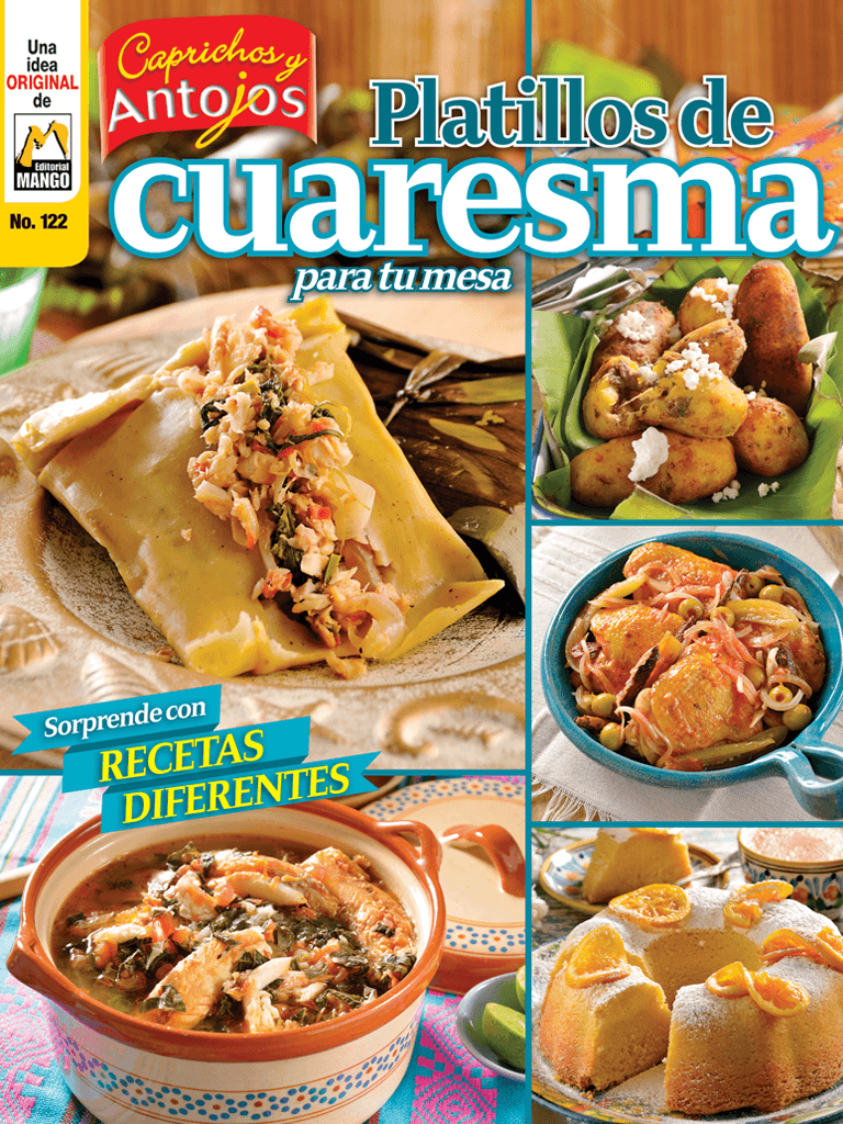 Caprichos y Antojos 122 - Platillos de cuaresma para tu mesa - Formato Digital - ToukanMango