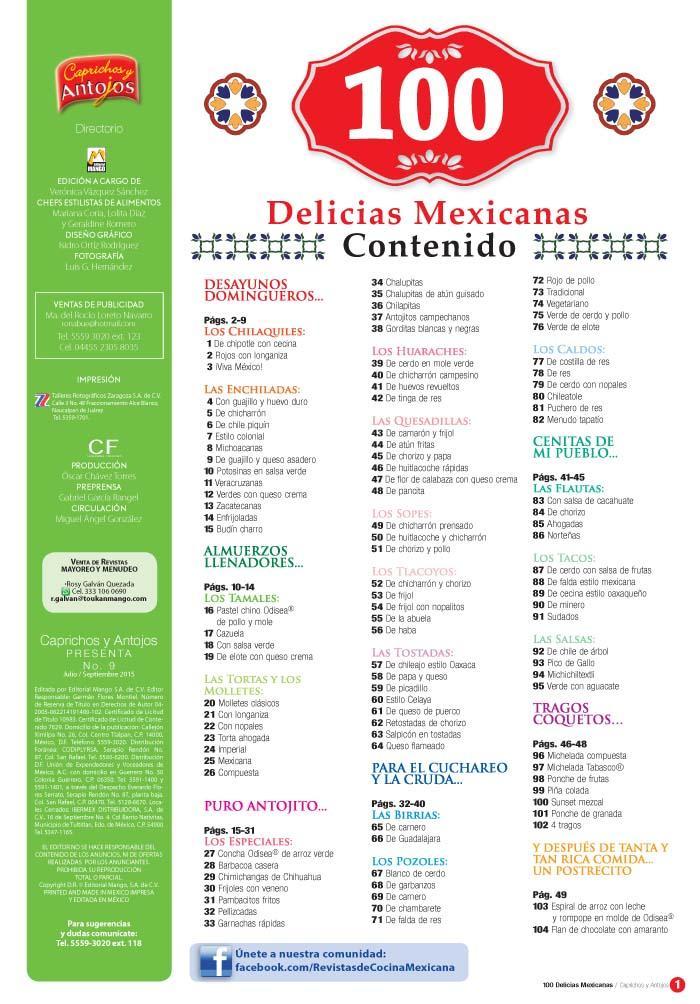 Caprichos y Antojos Presenta 9 - 100 delicias mexicanas Pozoles, Caldos, Birrias - Formato Digital - ToukanMango