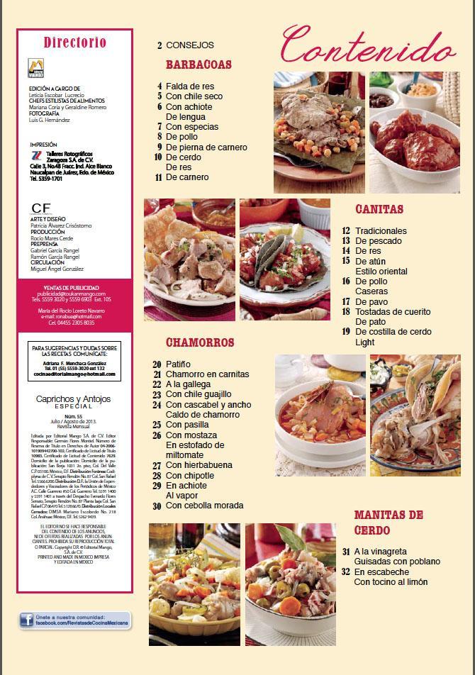 Caprichos y Antojos Especial 55 - Barbacoas, carnitas y chamorros - Formato Digital - ToukanMango