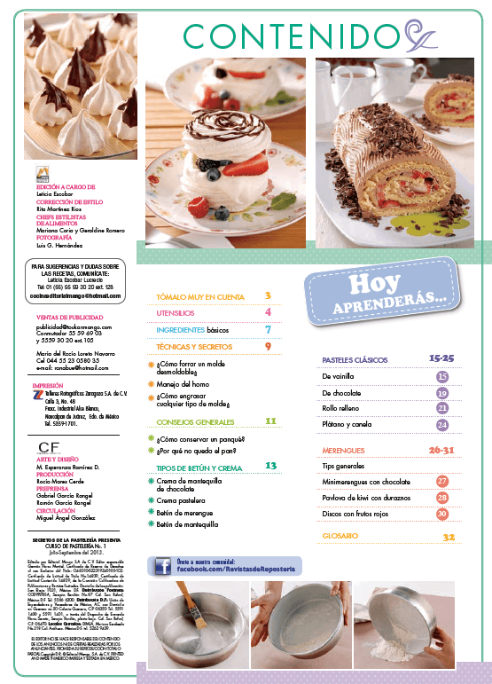 Cursos y T̩cnicas de la PastelerÌ_a 1 - Convi̩rtete en una Experta! - Formato Digital - ToukanMango