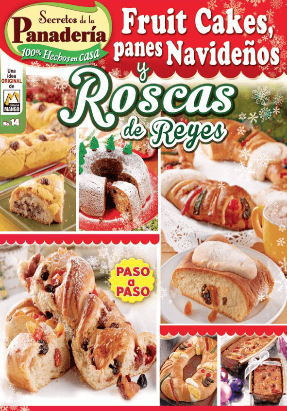 Secretos de la PanaderÌ_a 14 - Fruit Cakes, panes Navide̱os y Rosca de reyes - Formato Digital - ToukanMango