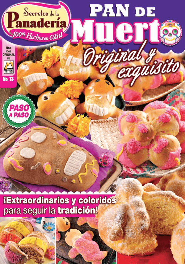 Secretos de la PanaderÌ_a 13 - Pan de muerto - Formato Digital - ToukanMango