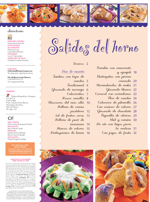 Secretos de la PanaderÌ_a 13 - Pan de muerto - Formato Digital - ToukanMango