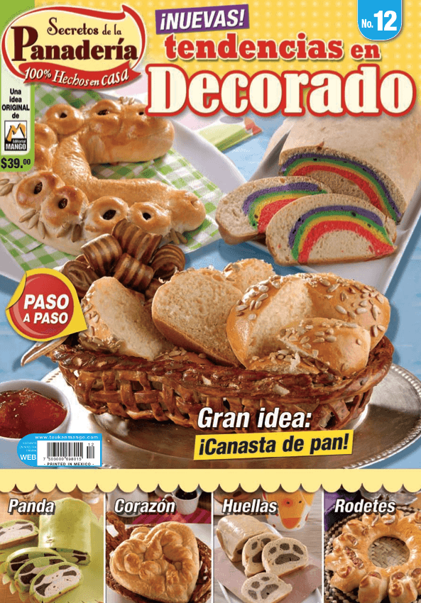 Secretos de la PanaderÌ_a 12 - Nuevas tendencias en Decorado - Formato Digital - ToukanMango
