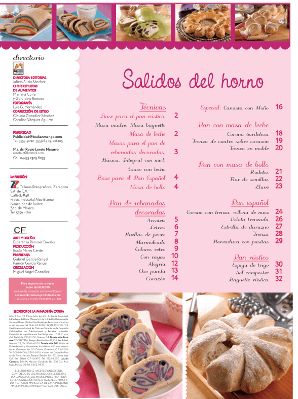 Secretos de la PanaderÌ_a 12 - Nuevas tendencias en Decorado - Formato Digital - ToukanMango